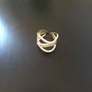 Gold/Silver Jeweled Ring